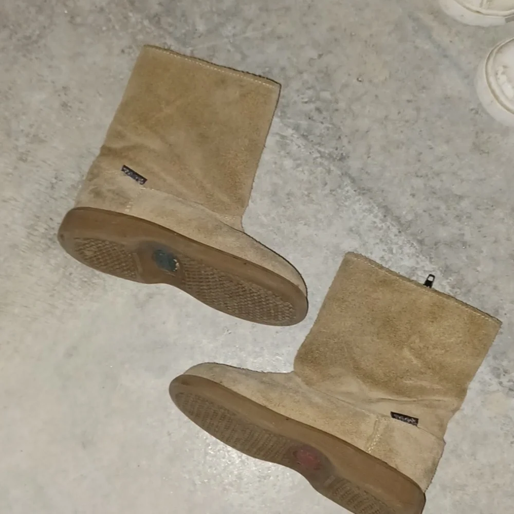 Vintage Toot brand leather suede boots size 24